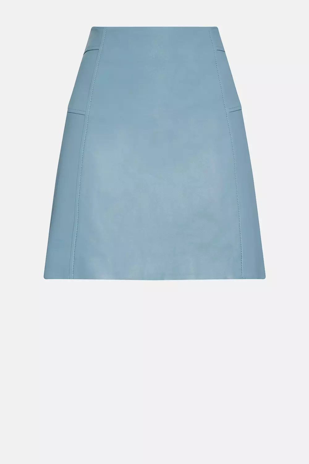 Karen millen outlet green leather skirt